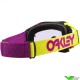 Oakley Airbrake Retine Crossbril - Paars / Fluo Geel / Prizm Low-light Lens