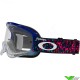 Oakley O Frame Troy Lee Designs Tessel Crossbril - Blauw / Roze / Heldere Lens