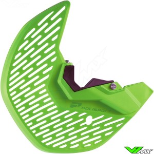 Polisport Remschijfbeschermer en Onderste Voorvorkbeschermer Groen - Kawasaki KXF250 KXF450