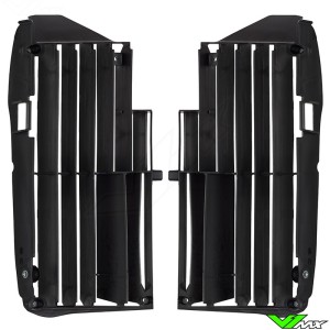 Polisport Radiator Louvers Black - Yamaha YZF250 YZF450