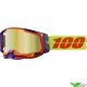 100% Racecraft 2 Panam Crossbril - Goud Spiegellens