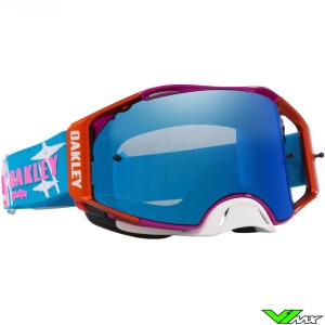Oakley Airbrake Speed Stars Troy Lee Designs Motocross Goggle - Sapphire Prizm Lens