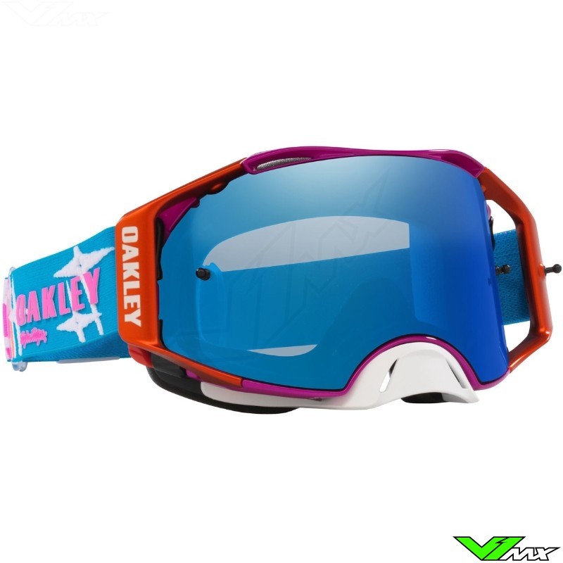 Oakley Airbrake Speed Stars Troy Lee Designs Motocross Goggle - Sapphire Prizm Lens