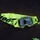 100% Armega Forecast Motocross Goggles with Roll-off - Yellow