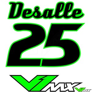 Style 04 - MX jersey ID printing (name + number)