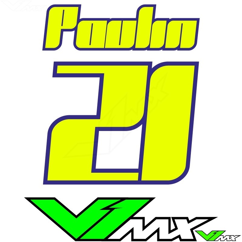 Style 13 - MX jersey ID printing (name + number)
