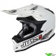 Just1 J32 Pro Motocross Helmet Solid White (L/XL)