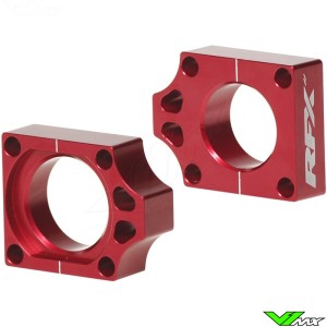 RFX Rear Axel Adjuster Blocks - Honda CR125 CR250 CRF250R CRF250RX CRF250X CRF450R CRF450RX CRF450X