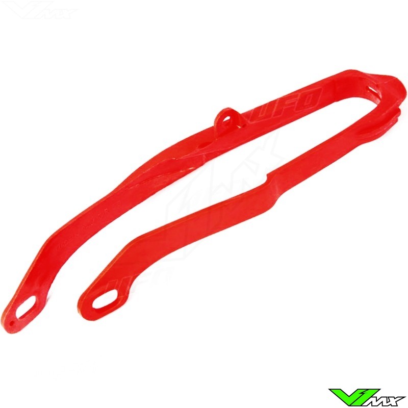 Kettinggeleider achterbrug UFO Rood - Honda CR125 CR250 CRF250R CRF250X CRF450R CRF450X