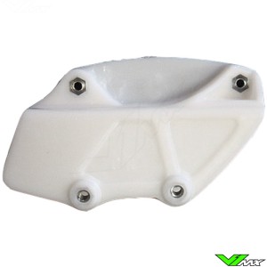 Chain guide block UFO White Transparant - Honda CR125 CR250 CR500