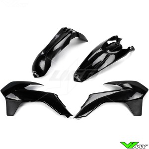 Plastic kit UFO black - KTM 125EXC 200EXC 250EXC 250EXC-F 300EXC 350EXC-F 450EXC 500EXC