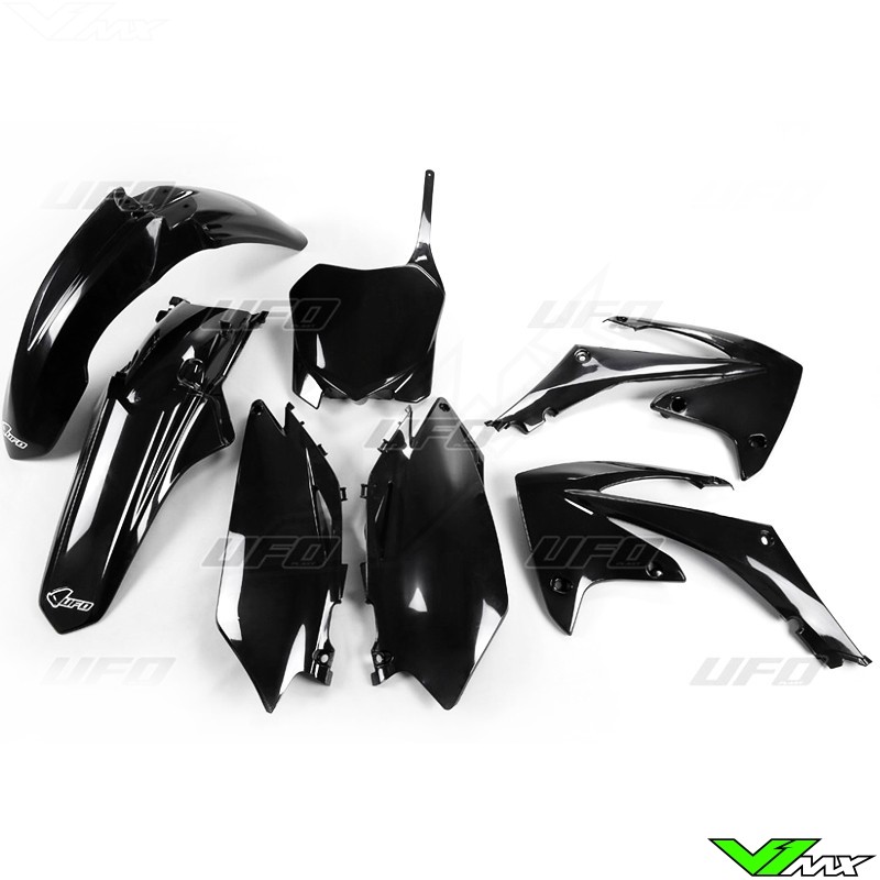 Plastic kit UFO black - Honda CRF250R CRF450R
