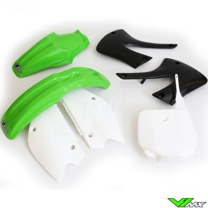 Plastic kit UFO OEM - Kawasaki KX85