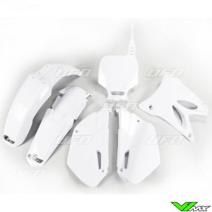 Plastic kit UFO white - Yamaha YZ85