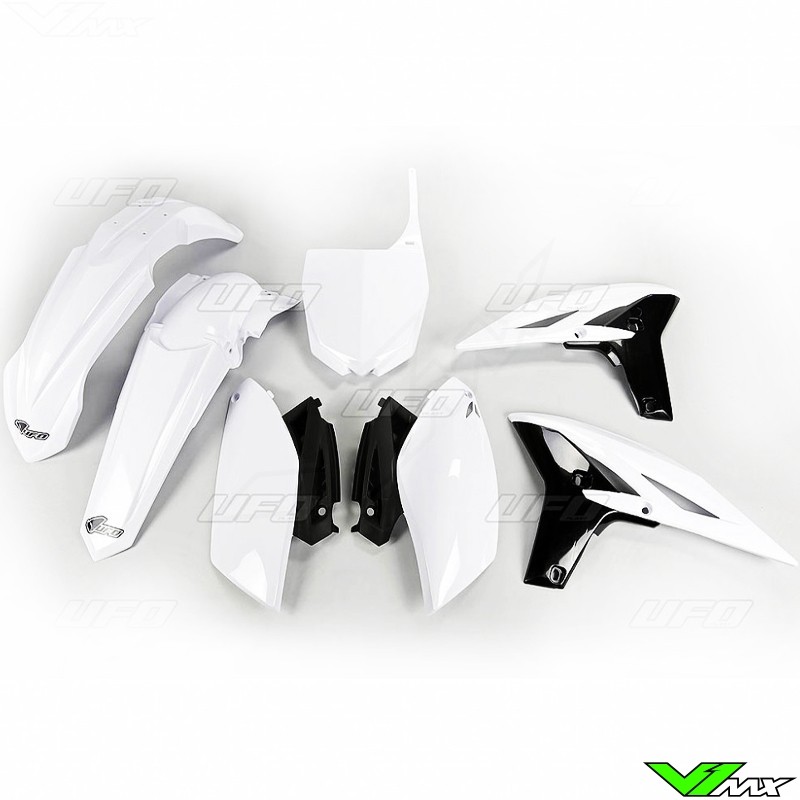 Plastic kit UFO white - Yamaha YZF250