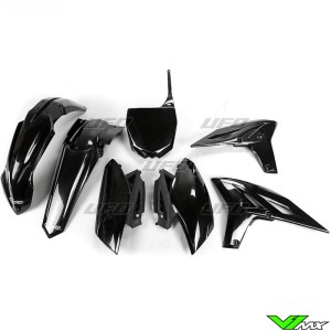 Plastic kit UFO black - Yamaha YZF250