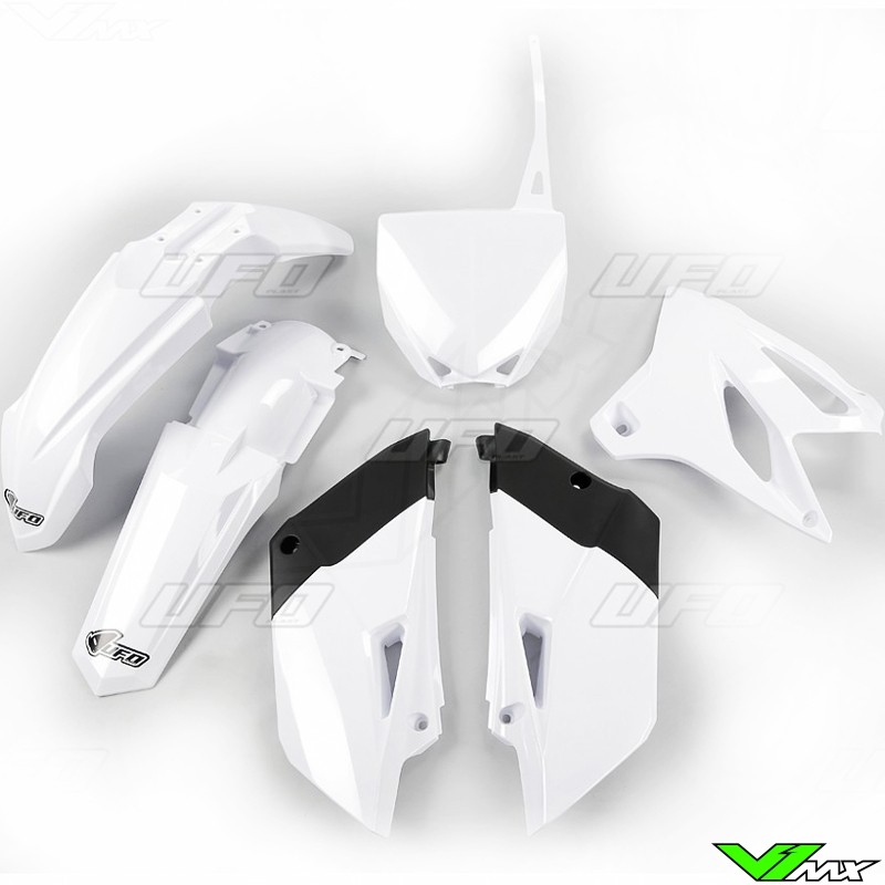Plastic kit UFO white - Yamaha YZ85