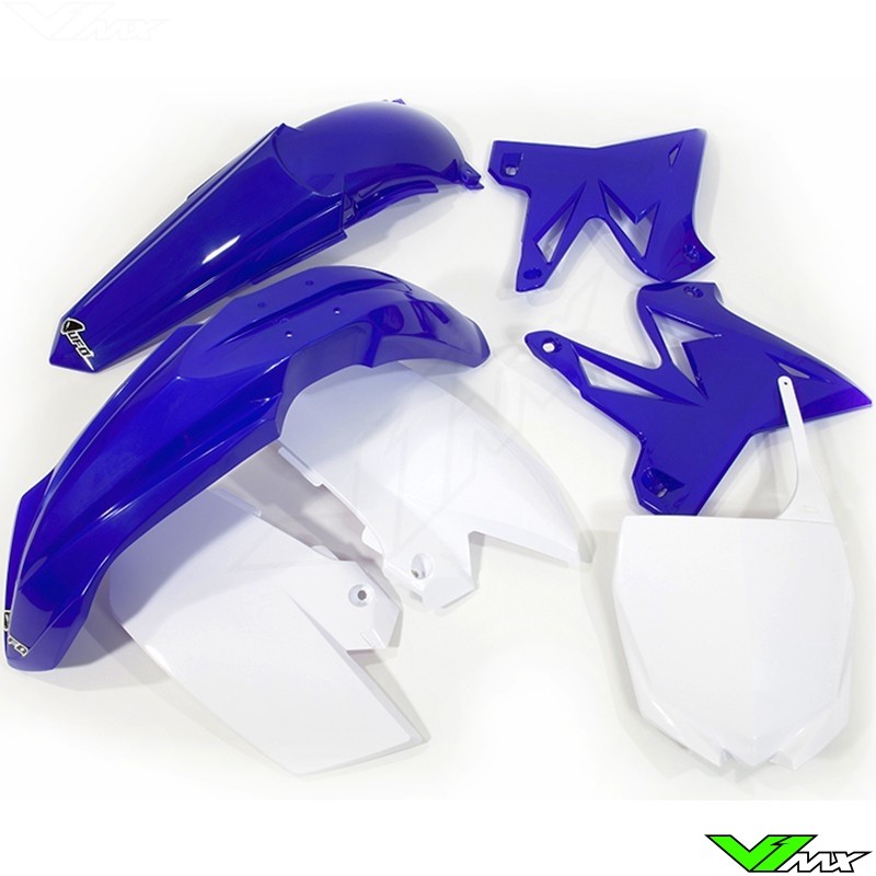 Kappenset UFO Replica 4T, blauw wit (OEM) - Yamaha YZ125 YZ250