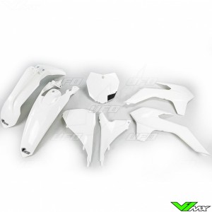 Plastic kit UFO white - KTM 125SX 150SX 250SX 250SX-F 350SX-F 450SX-F