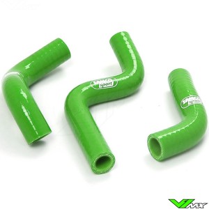 Radiateurslangen Samco sport Groen - Kawasaki KX85 KX100