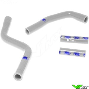 Radiatorhoses Samco sport white - Yamaha YZ125