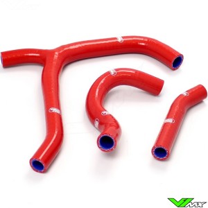 Radiatorhoses (Y) Samco sport red - Honda CRF250R