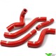 Radiatorhoses Samco sport red - Suzuki RMZ450