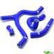 Radiatorhoses (Y) Samco sport blue - Honda CRF450R