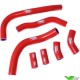 Radiatorhoses Samco sport red - Honda CRF450R