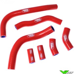 Radiateurslangen Samco sport Rood - Honda CRF450R