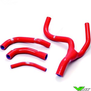 Radiatorhoses (Y) Samco sport red - Suzuki RMZ250