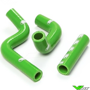 Radiatorhoses Samco sport green - Kawasaki KX80 KX85 KX100