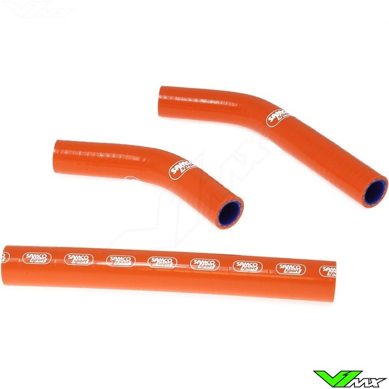 Radiatorhoses Samco sport orange - KTM 250SX