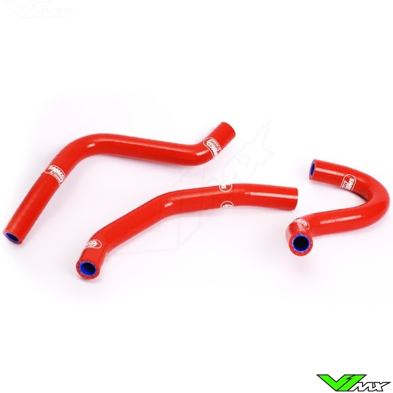 Radiatorhoses Samco sport red - Honda CR85