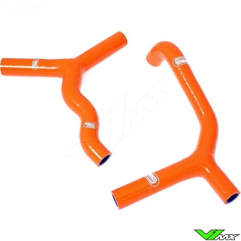 Radiatorhoses Samco sport orange - KTM 85SX