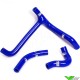 Radiatorhoses (Y) Samco sport blue - Suzuki RMZ450