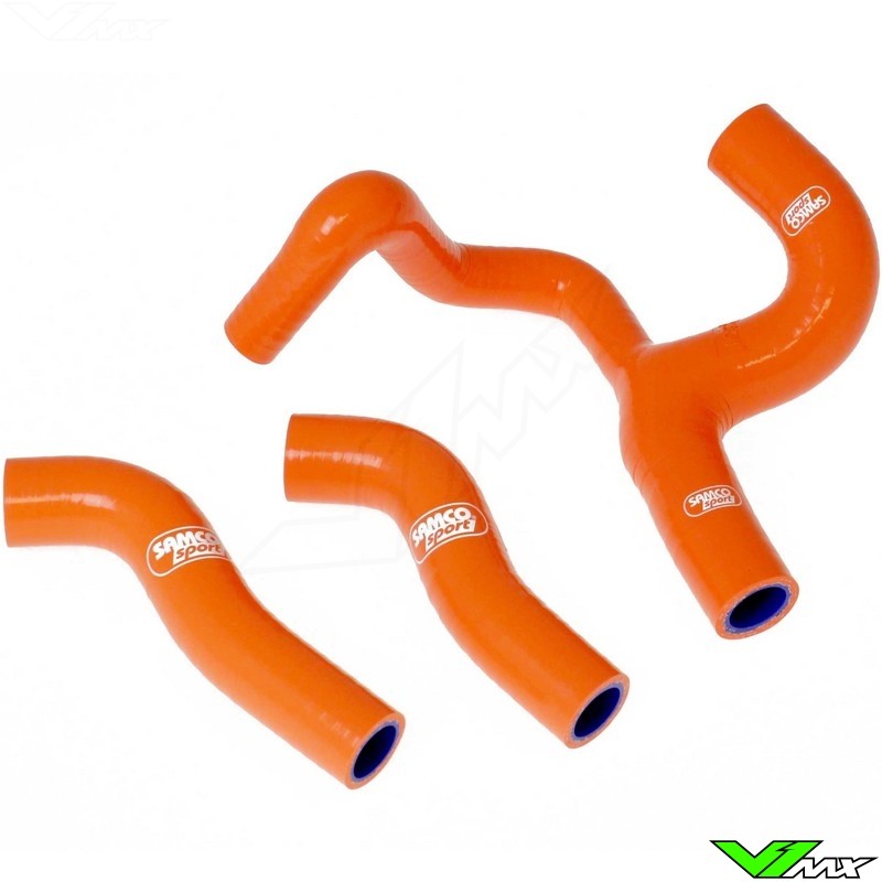 Radiatorhoses (Y) Samco sport orange - KTM 250EXC-F