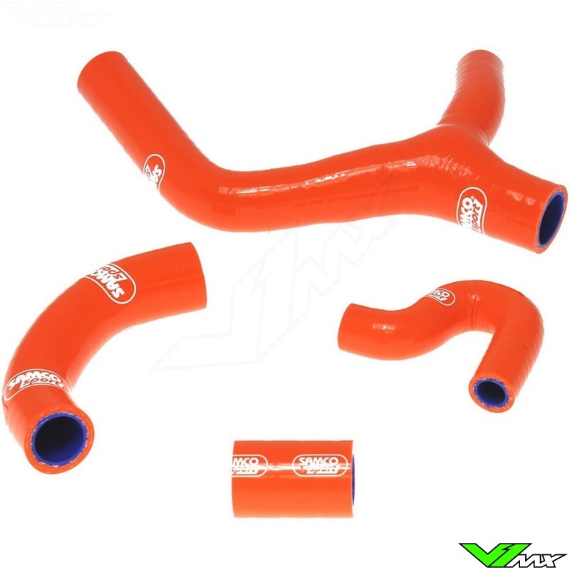 Radiatorhoses (Y) Samco sport orange - KTM 400EXC 450EXC