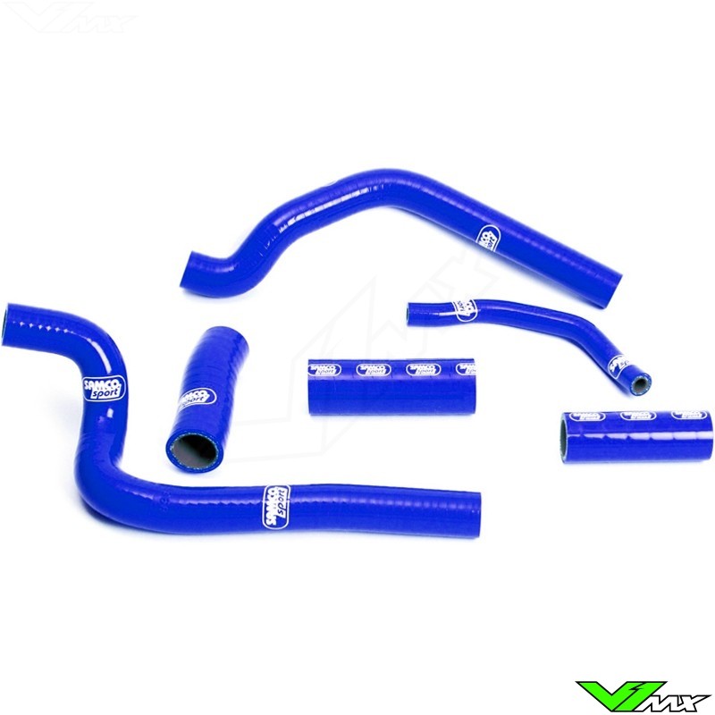 Radiatorhoses Samco sport blue - Honda CR500