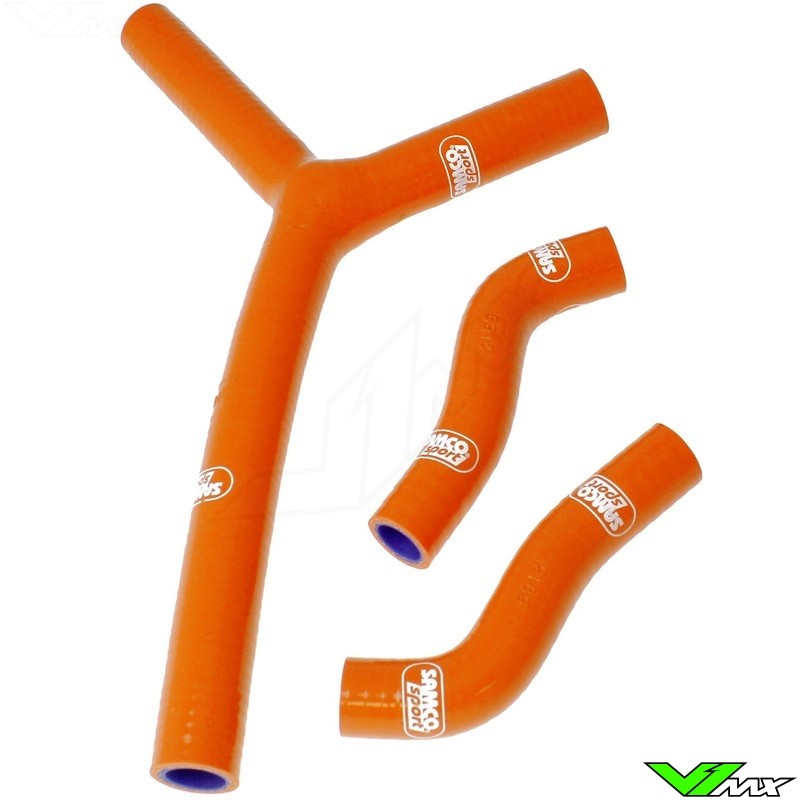 Radiatorhoses Samco sport orange - KTM 250SX-F