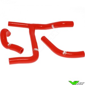 Radiatorhoses (Y) Samco sport red - Suzuki RMZ450