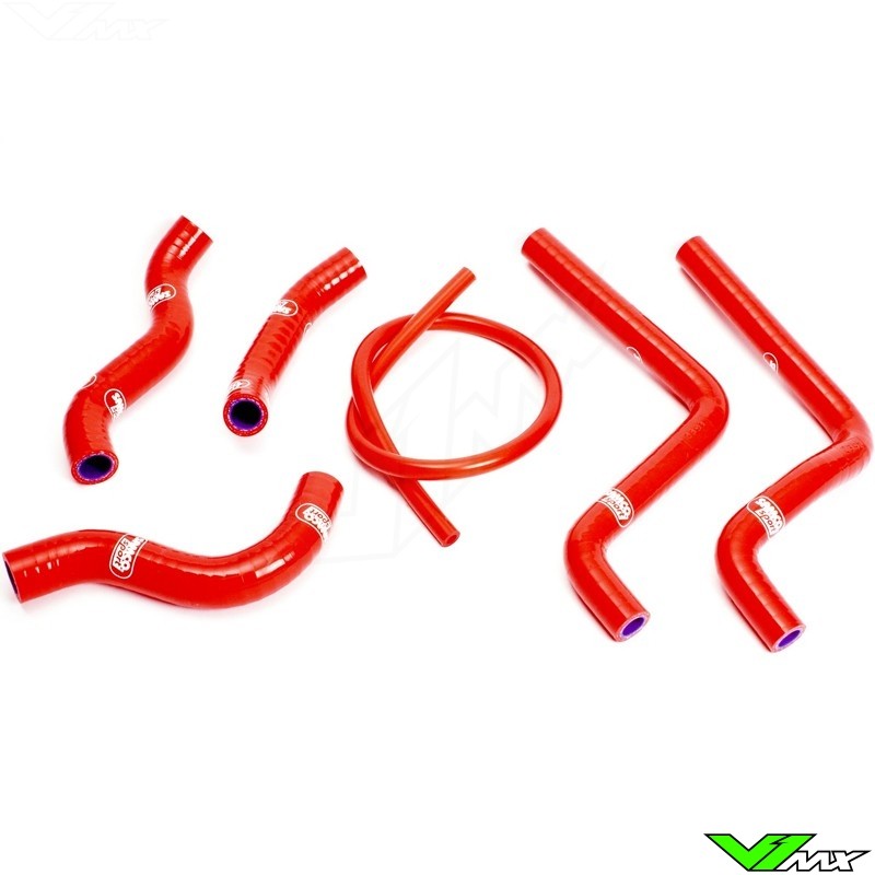 Radiatorhoses Samco sport red - Honda CR125