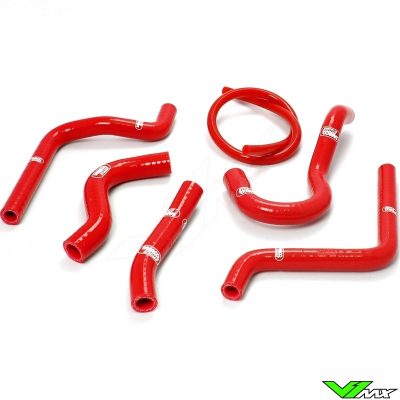 Radiatorhoses Samco sport red - Honda CR125