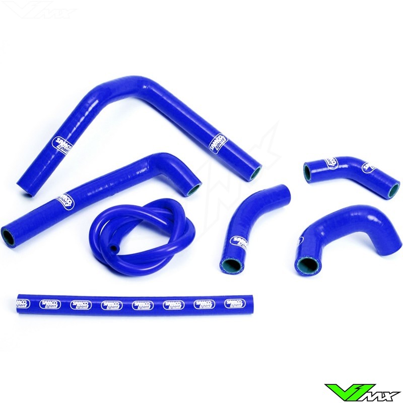 Radiatorhoses Samco sport blue - Honda CR250