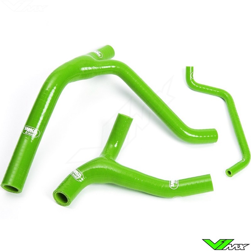 Radiatorhoses (Y) Samco sport green - Kawasaki KXF450