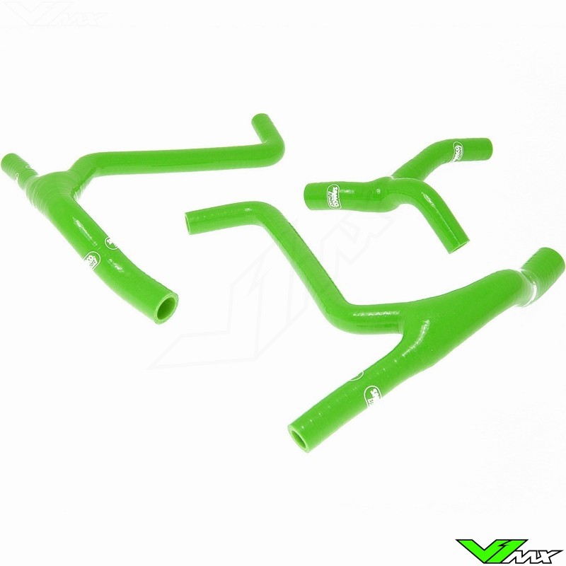 Radiatorhoses (Y) Samco sport green - Kawasaki KXF450