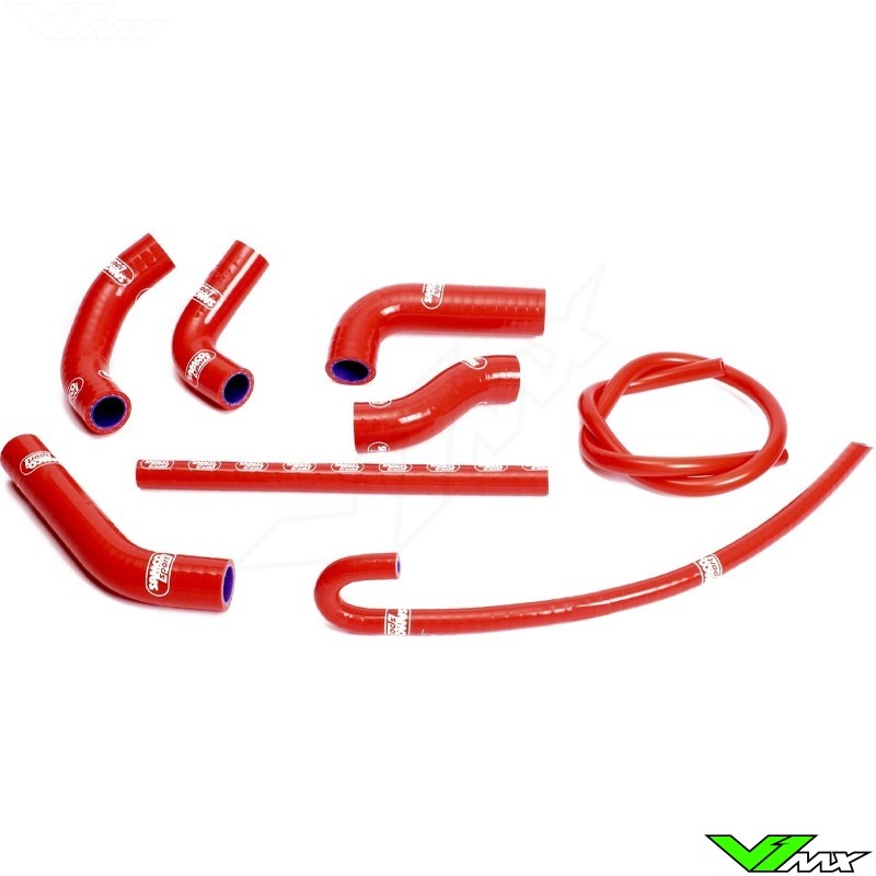 Radiatorhoses Samco sport red - Honda XR650R