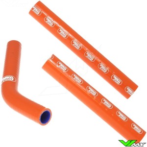 Radiatorhoses Samco sport orange - KTM 125SX 150SX Husqvarna TC125