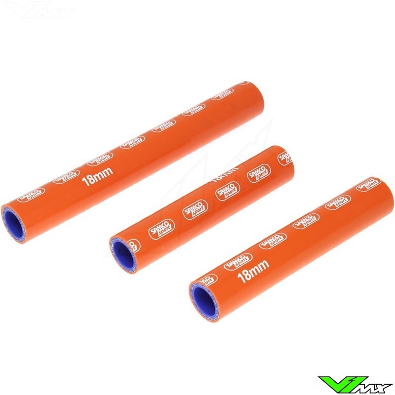 Radiatorhoses Samco sport orange - KTM 250SX Husqvarna TC250