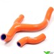 Radiatorhoses (Y) Samco sport orange - KTM 250SX-F 350SX-F Husqvarna FC250 FC350